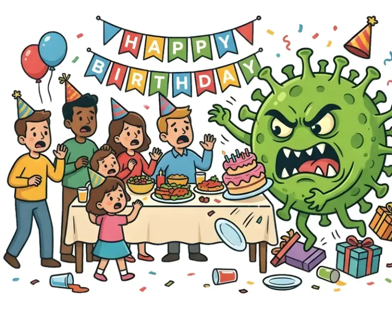 The flu doesn't RSVP, don't let it crash your party